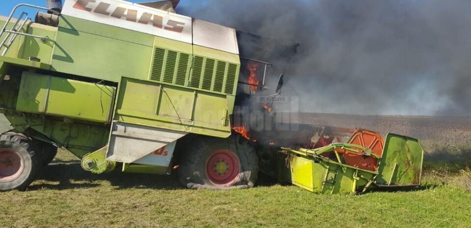 Combina care a luat foc