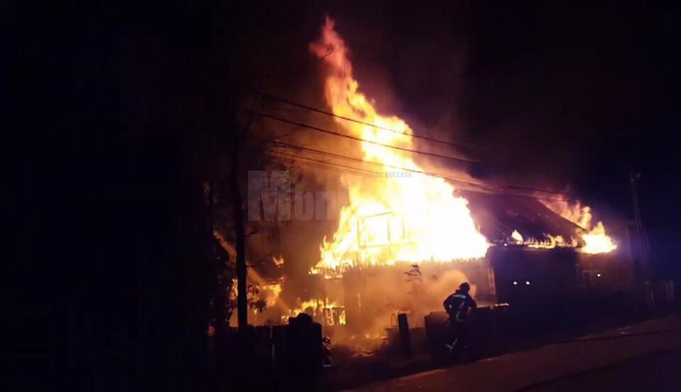 Incendiul a fost deosebit de violent