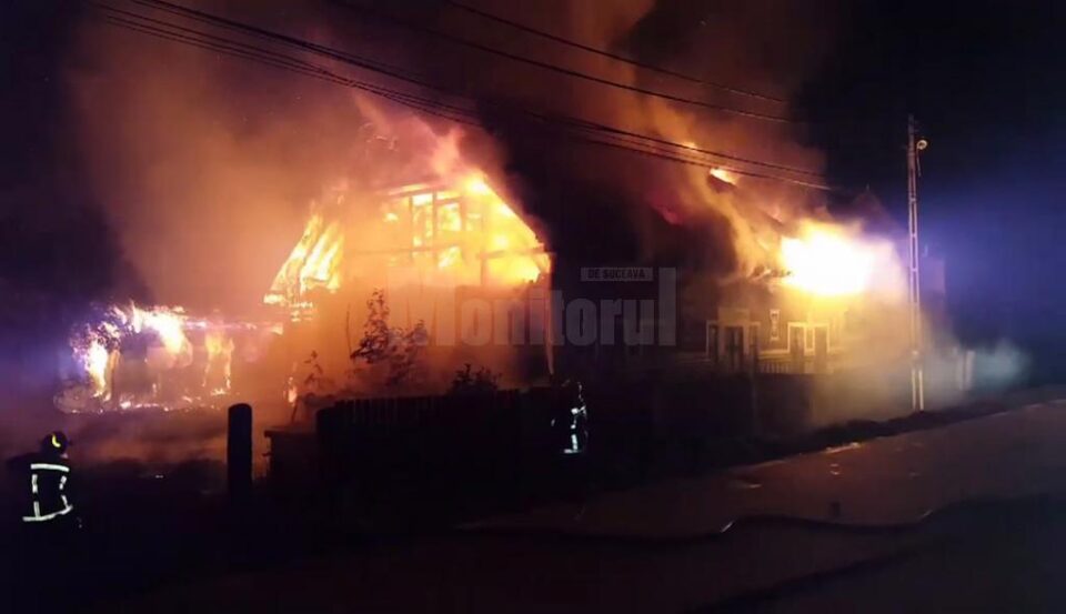 Incendiul a fost deosebit de violent