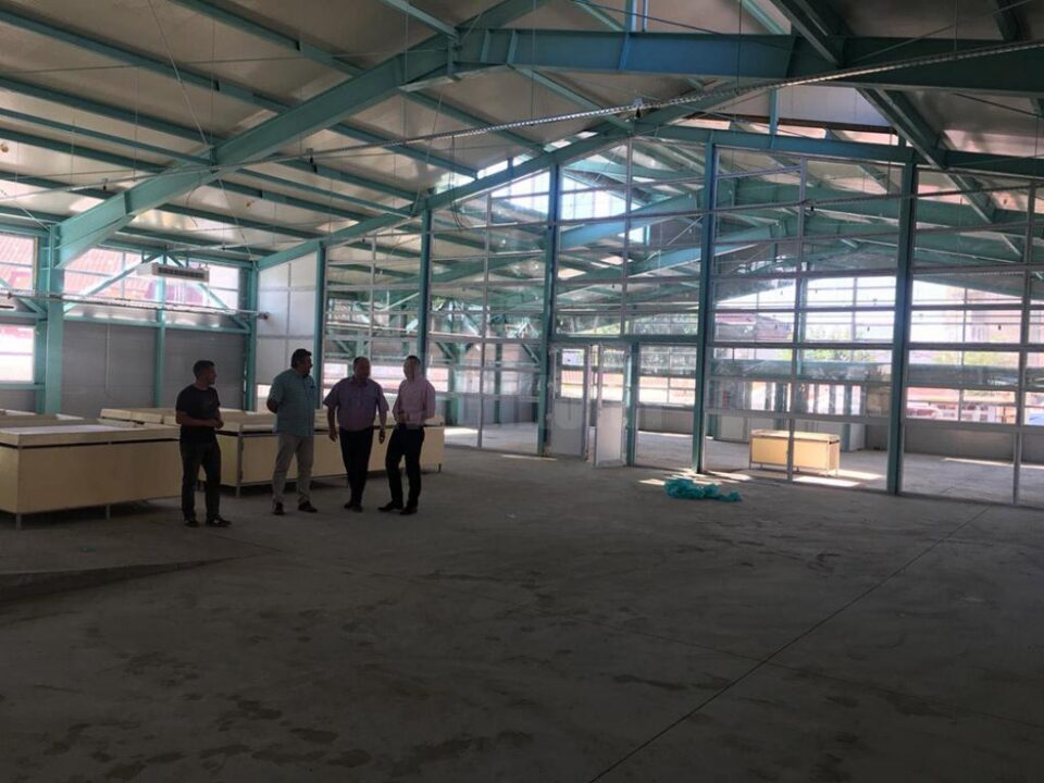 Piața Burdujeni modernizată va fi dată în folosință la finele anului