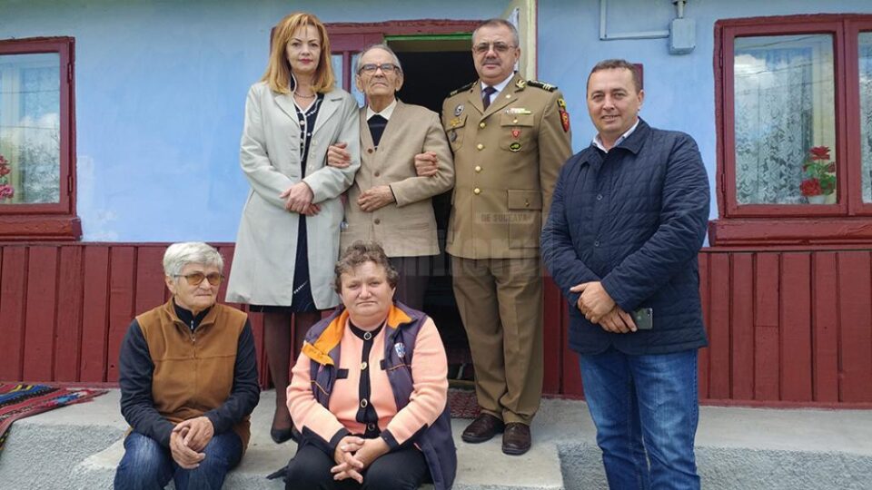 Aniversarea a 102 ani a veteranului de război Costachi Florea
