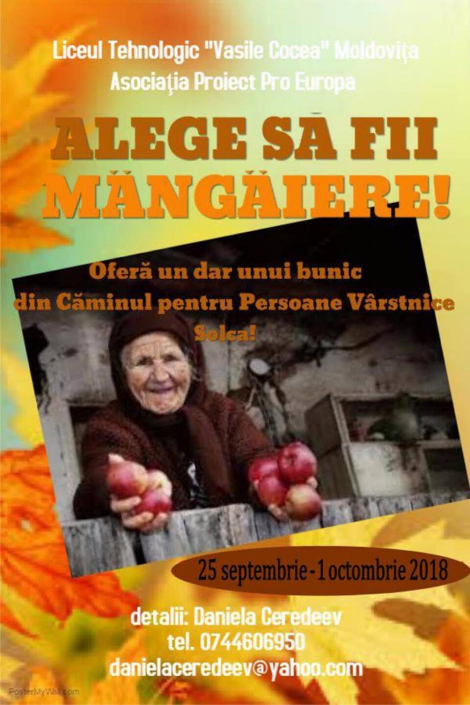 „Alege sa fii mângâiere!”, campanie umanitară