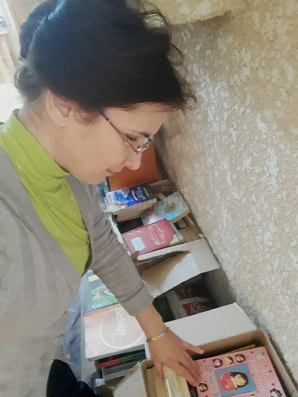 Cărțile au fost donate de Dwight School London