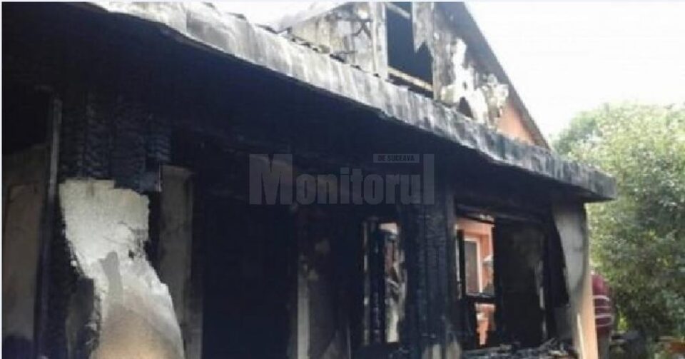Incendiul a distrus intreaga gospodarie