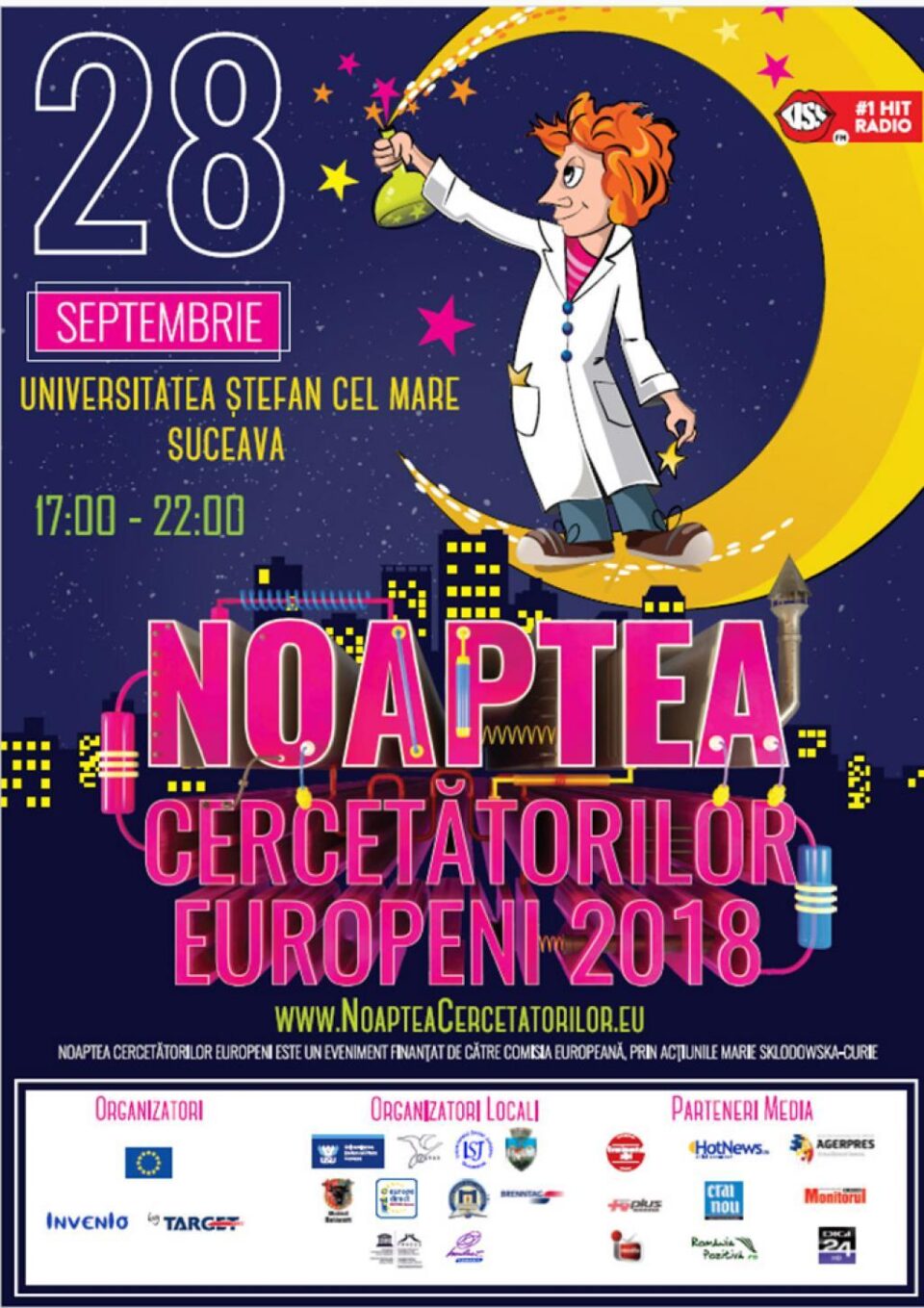Sucevenii sunt așteptați astăzi, de la ora 16.00, la „Noaptea cercetătorilor”