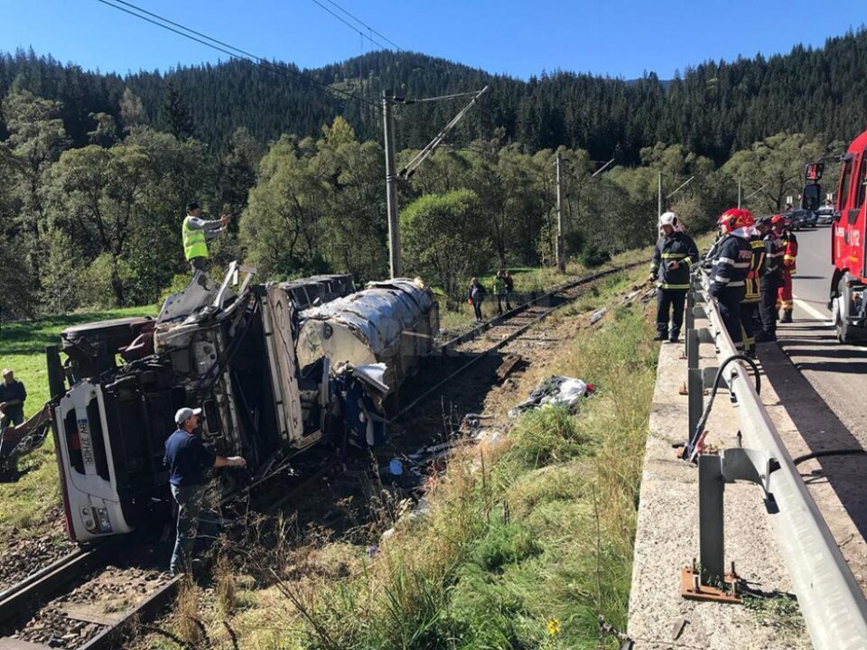 Accidentul a paralizat traficul feroviar mai bine de patru ore
