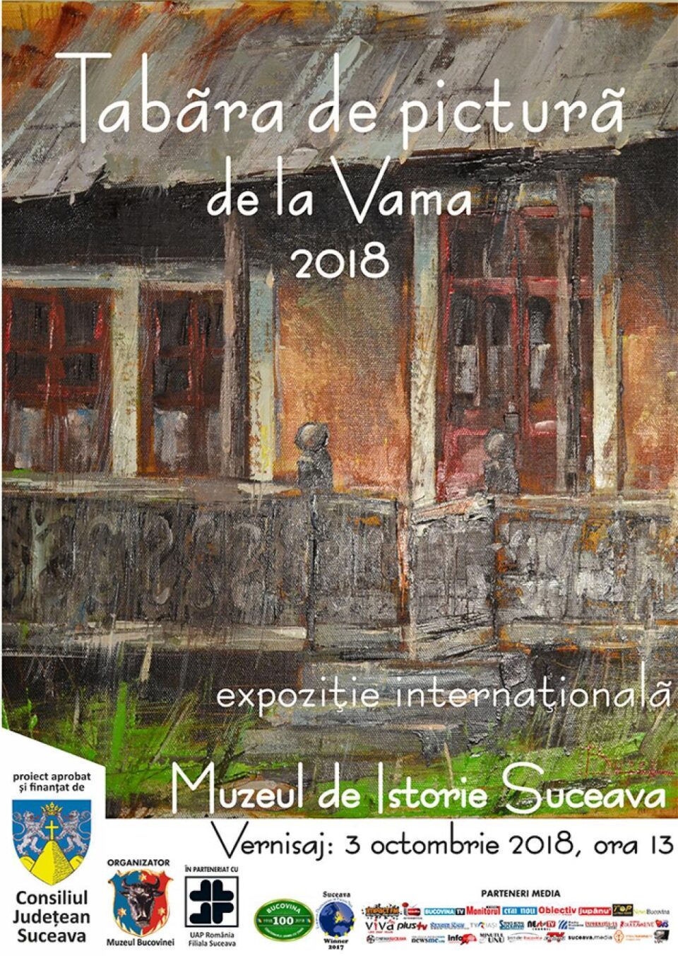 Vernisajul expoziției internaționale de pictură realizată în Tabăra de la Vama