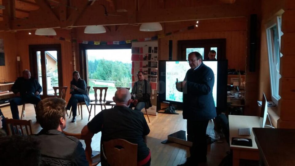 Gheorghe Flutur a participat la o întâlnire în cadrul proiectului Via Transilvanica, la sediul Tășuleasa Social