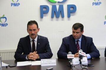 Marian Andronache și liderul PMP, Eugen Tomac
