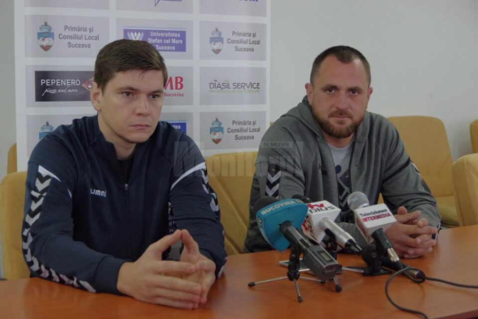 Portarul Valeriu Erhan și antrenorul Adrian Chiruț