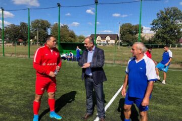 În satul Dănila a fost inaugurat un miniteren de fotbal