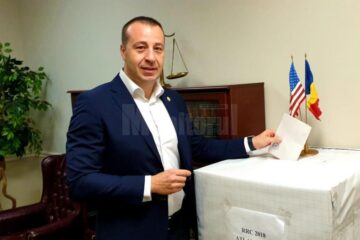 Viceprimarul Sucevei, Lucian Harșovschi, a votat din Statele Unite ale Americii