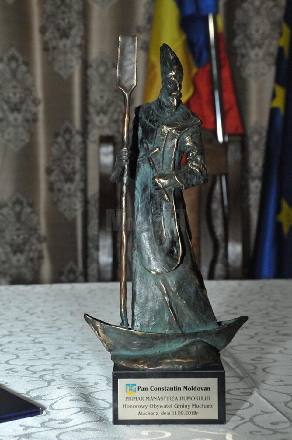 Statuia Sfântului Wojciech, acordată celor cărora li se conferă titlul de Cetățean de Onoare