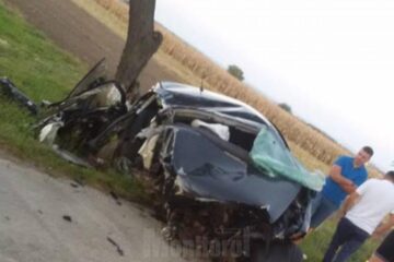 Accidentul s-a produs pe un drum comunal