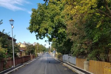 Strada Bogdan Vodă, recent asfaltată