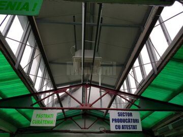 Piața Centrală a Sucevei, dotată cu sisteme moderne de încălzire, dar și de răcire