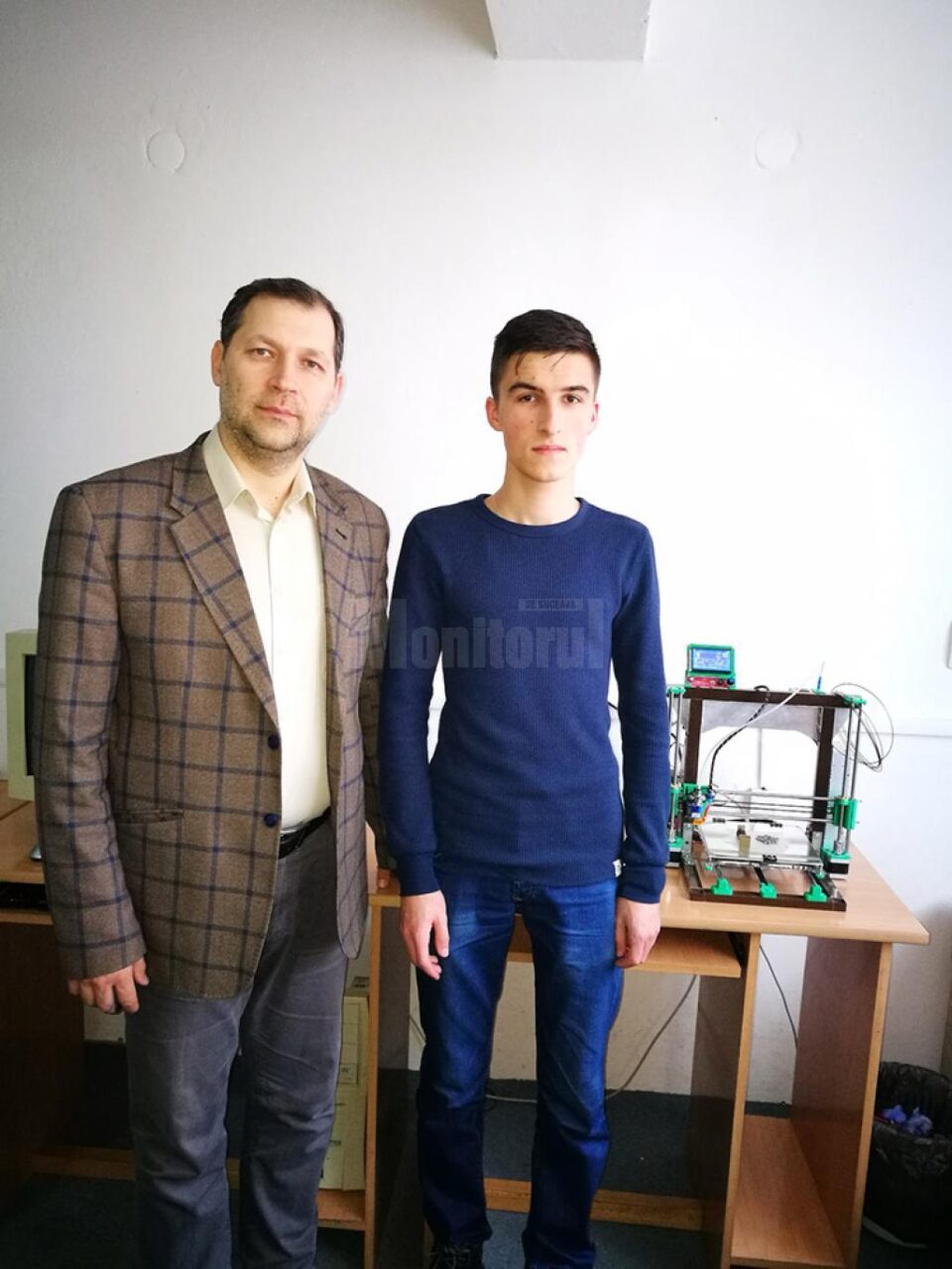 Grigore Flavian Amariei, alături de prof. Filip Dimitrie