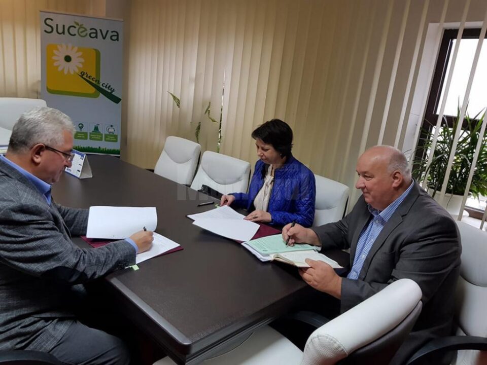 Contractul de execuție privind racordarea la rețeaua de gaz metan a cartierului Burdujeni-Sat și a cartierului Tineretului din DN 29 a fost semnat miercuri dimineață