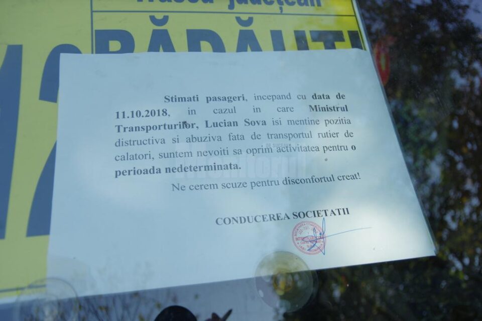 Cea mai mare parte a firmelor de transport participă la grevă