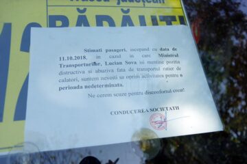 Cea mai mare parte a firmelor de transport au participat la grevă