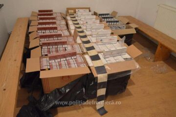 Țigări de contrabandă, de peste 20.000 de euro, și un jeep, reținute în zona de munte