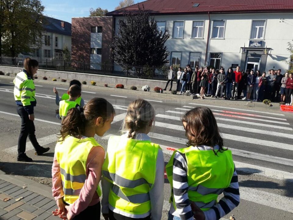 Acțiuni de prevenire a accidentelor rutiere, la Marginea