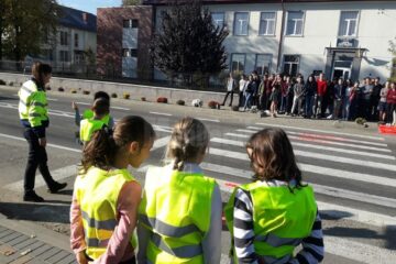 Acțiuni de prevenire a accidentelor rutiere, la Marginea