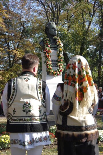 165 de ani de la nașterea compozitorului Ciprian Porumbescu și 85 de ani de la dezvelirea bustului său din Parcul central al municipiului Suceava
