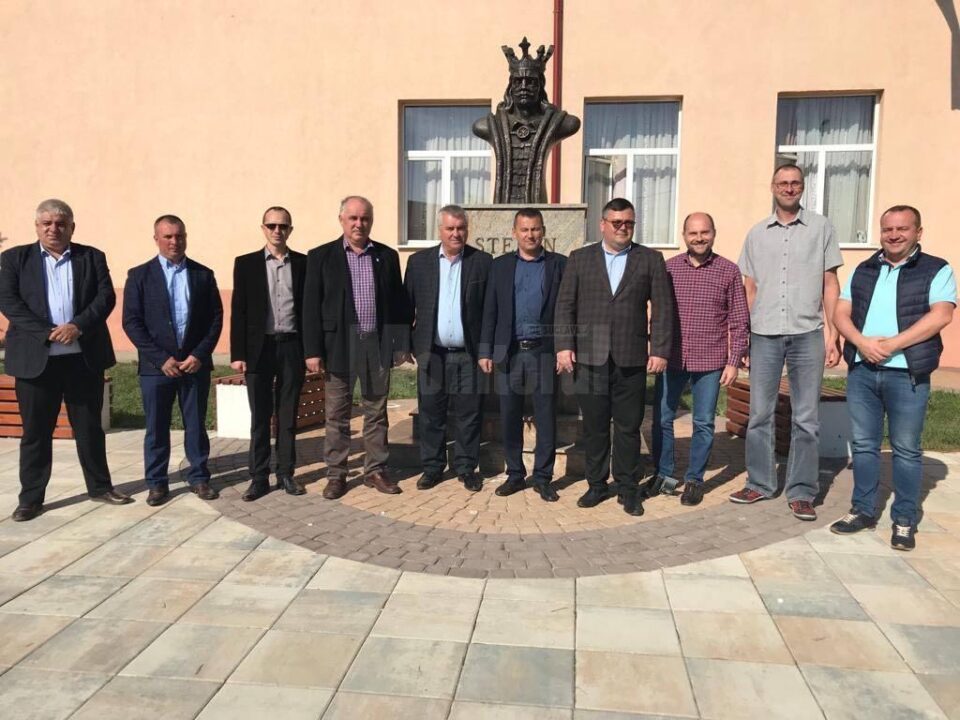 Delegație din Polonia, în vizită la Cajvana