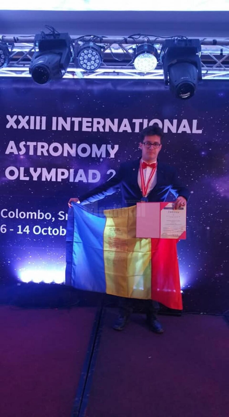 David Turturean a obținut medalia de aur la Olimpiada Internațională de Astronomie