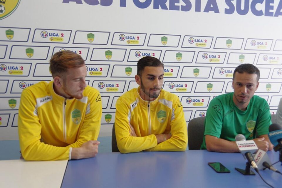 Jucătorii Paul Mateciuc și Seven Cem și antrenorul Selim Benachour au răspuns ieri întrebărilor ziariștilor