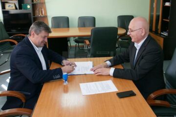 Cătălin Coman a senat contractul de finantare pentru reabilitrarea cantinei de la Colegiul Național "Nicu Gane" din Falticeni