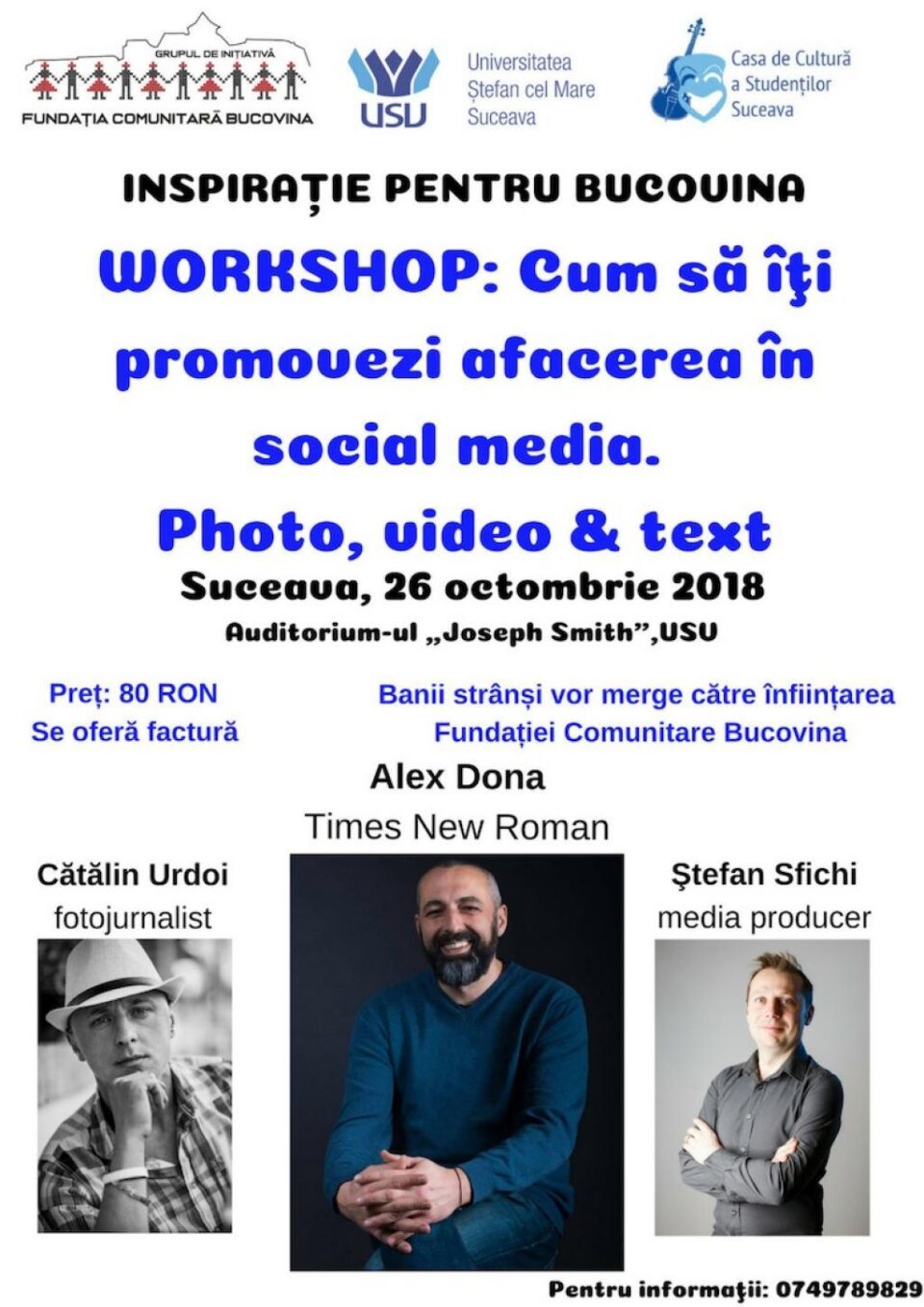 Seminar „Cum să îți promovezi cu succes afacerea în mediul online”, vineri, la Suceava Seminar „Cum să îți promovezi cu succes afacerea în mediul online”, vineri, la Suceava