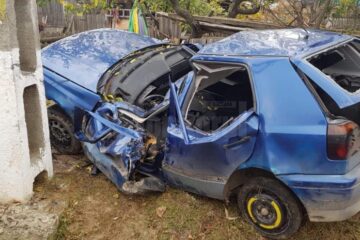 Accidentul a fost foarte violent