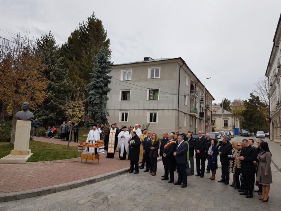 Dezvelirea bustului lui Iancu Flondor
