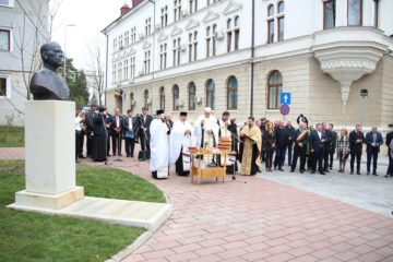 Suceava are un nou monument: bustul făuritorului Unirii Bucovinei cu România, Iancu Flondor