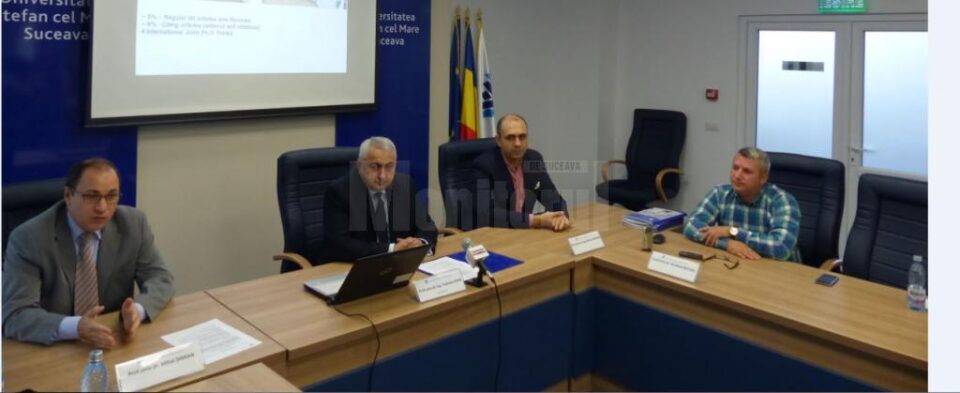 O parte din echipa de management a proiectului