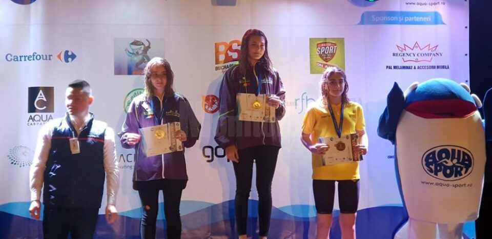 Maria Verciuc - locul I și Daria Lucan - locul II