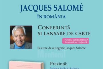 Celebrul psihosociolog francez Jacques Salome își lansează la Suceava cea mai nouă carte, ”Un strop de eternitate”