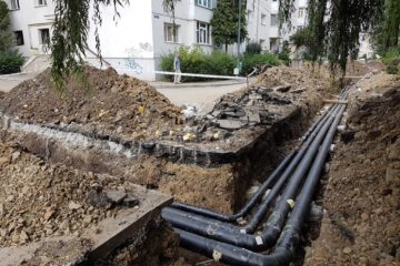 Noile conducte de termoficare din Zamca