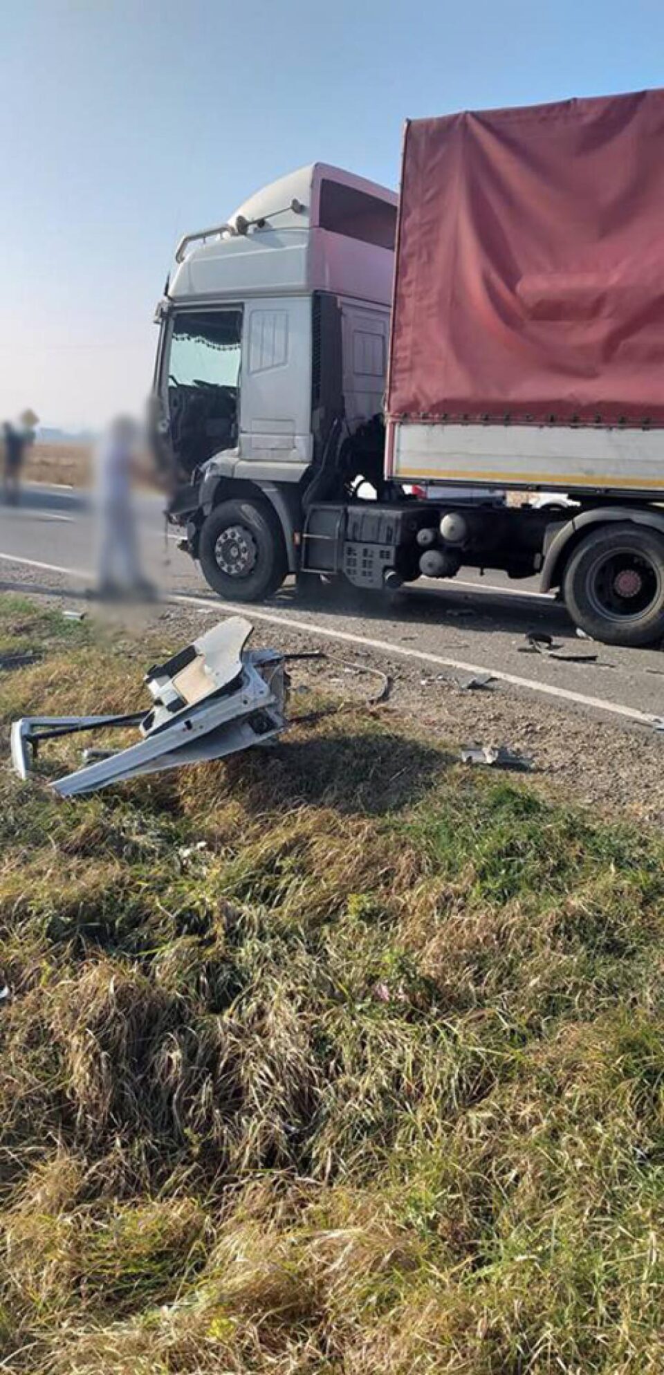 Autotrenul intrat pe contrasens