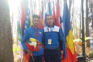 Andrei Dorin Rusu și Cristian Prâsneac savurând succesul de la Balcaniadă