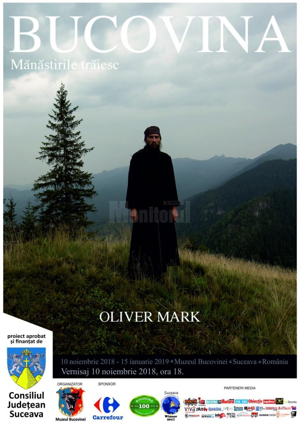 Vernisajul expoziției "Bucovina. Mănăstirile trăiesc", artistului fotograf german Oliver Mark, sâmbătă, la Muzeul de Istorie