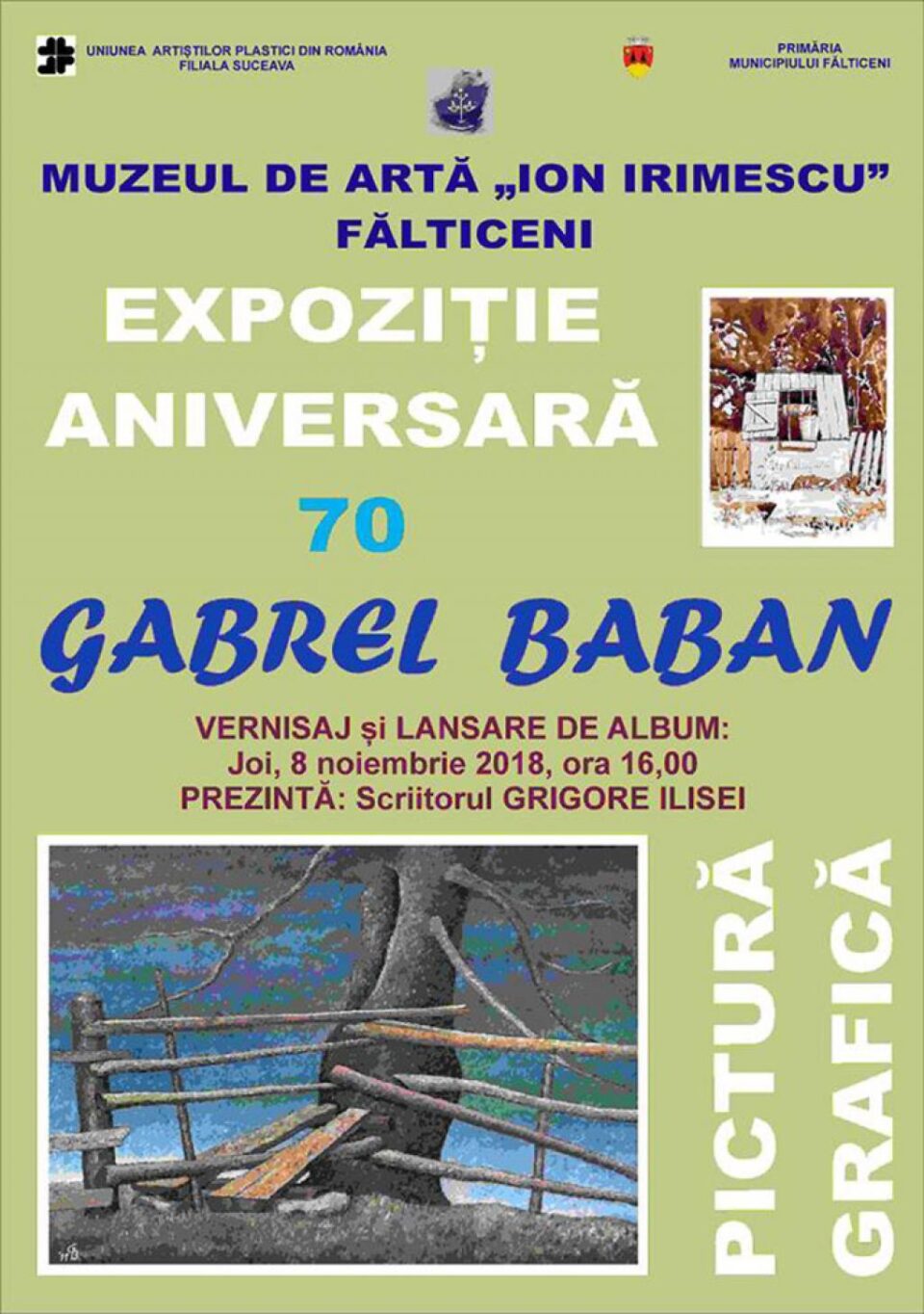 Expoziția aniversară ’70 Gabrel Baban