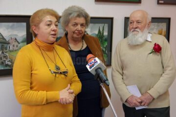 Dumitru Rusu, unul dintre cei mai buni acuareliști ai Bucovinei, aniversat la împlinirea vârstei de 80 de ani