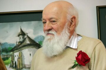 Dumitru Rusu, unul dintre cei mai buni acuareliști ai Bucovinei, aniversat la împlinirea vârstei de 80 de ani