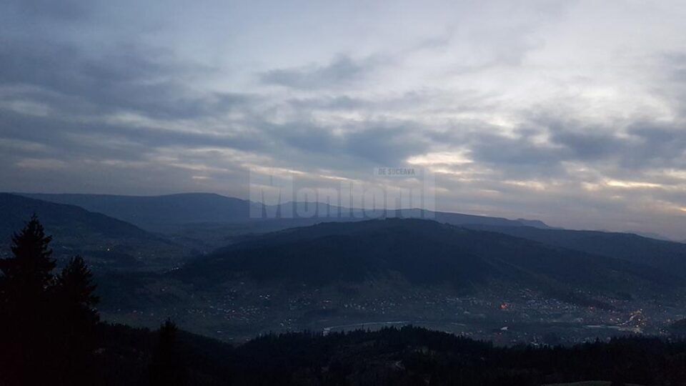 Peisaje superbe, pe culmile munților din Bazinul Dornelor