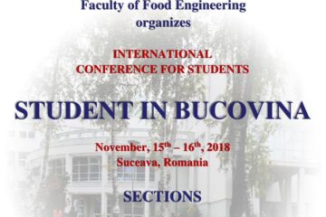 Conferința internațională „Student in Bucovina” 2018