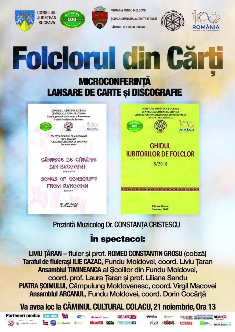 Folclorul din Carti - noiembrie 2018 (Fundu Moldovei)