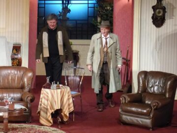 Sală plină și aplauze îndelungi pentru actorii Horațiu Mălăele și Ion Caramitru, la Suceava